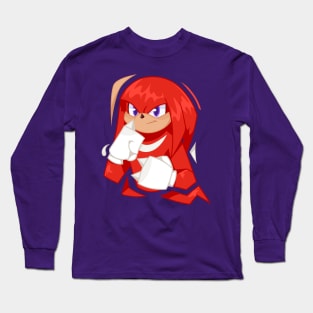 Red Echidna Long Sleeve T-Shirt